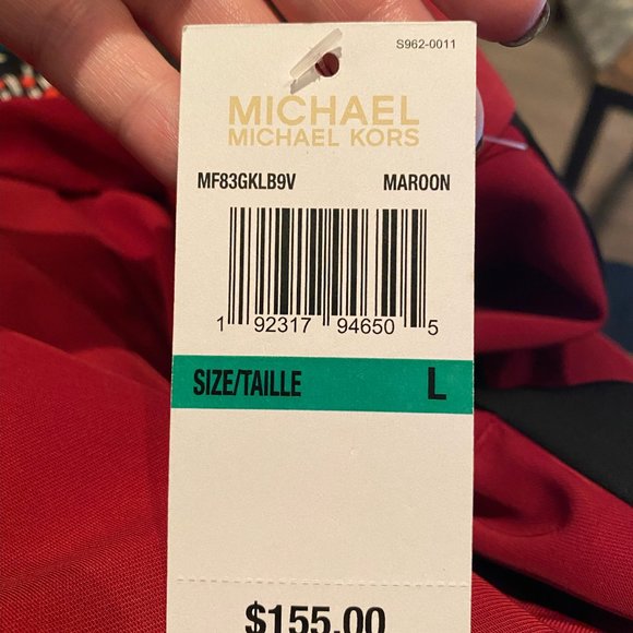 Michael Kors Maroon Pant - Picture 2 of 3